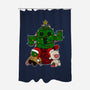 Christmas Cactuar-None-Polyester-Shower Curtain-Alexhefe