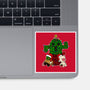 Christmas Cactuar-None-Glossy-Sticker-Alexhefe