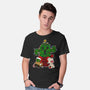 Christmas Cactuar-Mens-Basic-Tee-Alexhefe