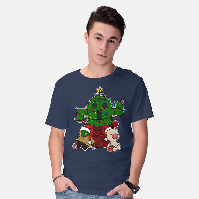 Christmas Cactuar-Mens-Basic-Tee-Alexhefe