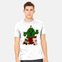 Christmas Cactuar-Mens-Heavyweight-Tee-Alexhefe