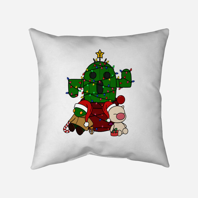 Christmas Cactuar-None-Removable Cover-Throw Pillow-Alexhefe