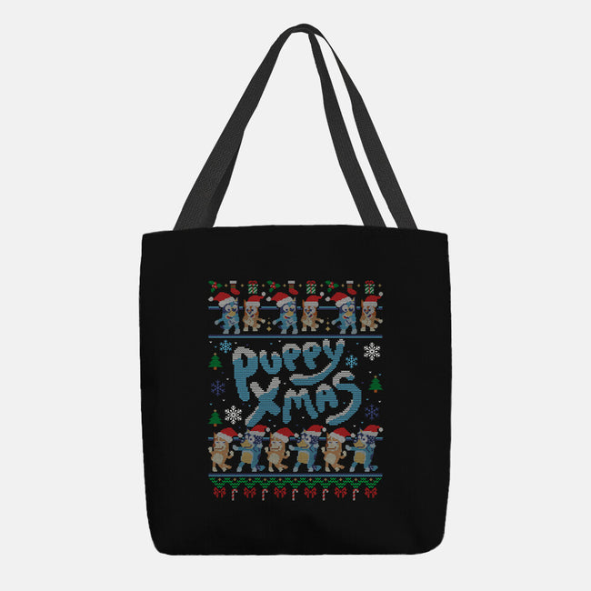 Puppy Xmas-None-Basic Tote-Bag-Getsousa!