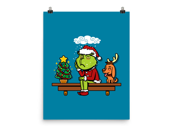 Grinch On The Shelf