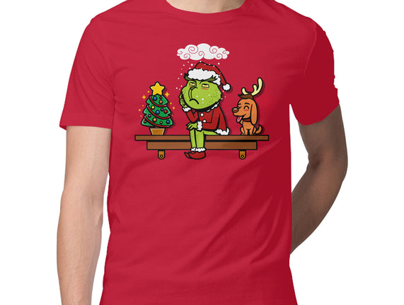 Grinch On The Shelf