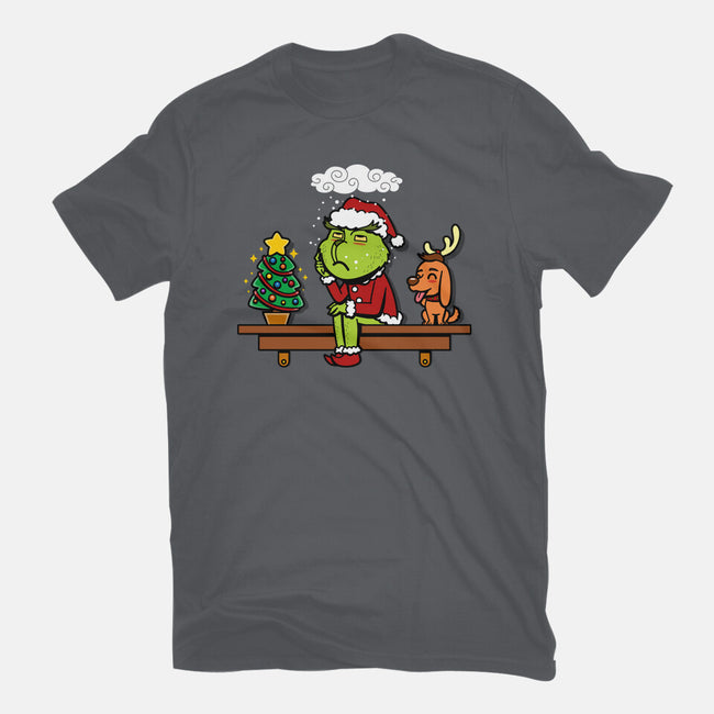 Grinch On The Shelf-Mens-Premium-Tee-Boggs Nicolas