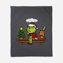 Grinch On The Shelf-None-Fleece-Blanket-Boggs Nicolas