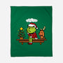 Grinch On The Shelf-None-Fleece-Blanket-Boggs Nicolas