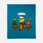 Grinch On The Shelf-None-Fleece-Blanket-Boggs Nicolas