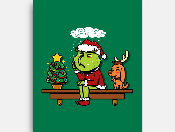 Grinch On The Shelf