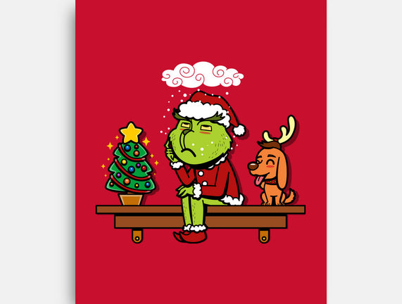 Grinch On The Shelf