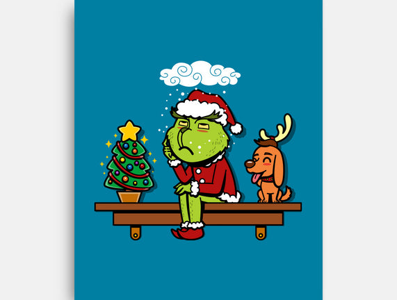 Grinch On The Shelf