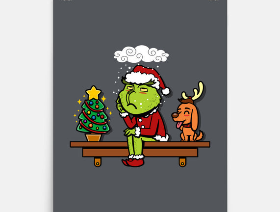 Grinch On The Shelf