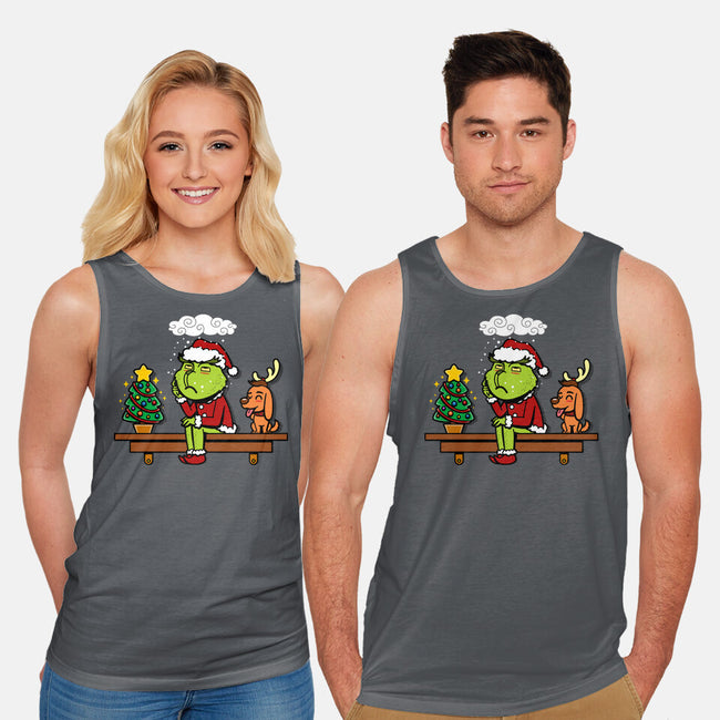 Grinch On The Shelf-Unisex-Basic-Tank-Boggs Nicolas