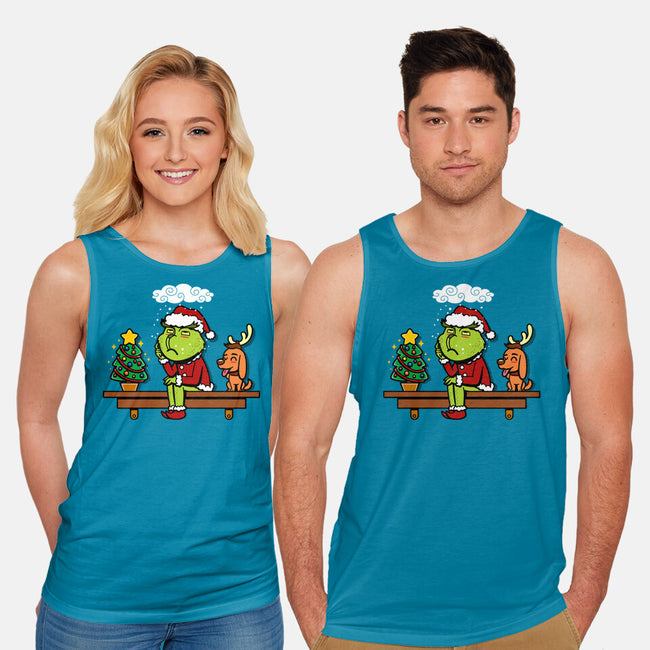 Grinch On The Shelf-Unisex-Basic-Tank-Boggs Nicolas