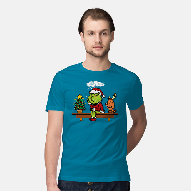 Grinch On The Shelf-Mens-Premium-Tee-Boggs Nicolas