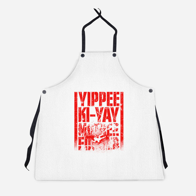 The Fall Of Hans-Unisex-Kitchen-Apron-rocketman_art