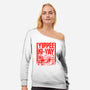 The Fall Of Hans-Womens-Off Shoulder-Sweatshirt-rocketman_art