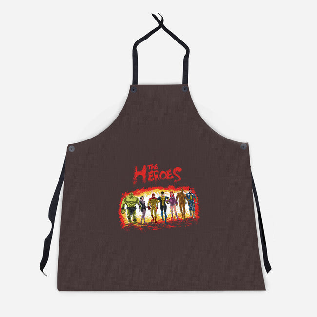 The Heroes-Unisex-Kitchen-Apron-zascanauta