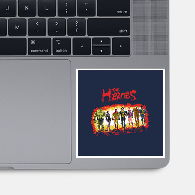 The Heroes-None-Glossy-Sticker-zascanauta