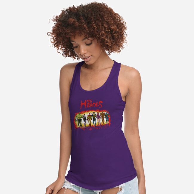 The Heroes-Womens-Racerback-Tank-zascanauta