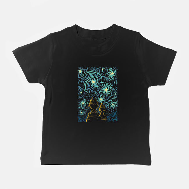 Starry Winter Night-Baby-Basic-Tee-erion_designs