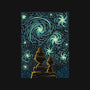 Starry Winter Night-None-Fleece-Blanket-erion_designs