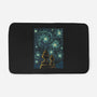 Starry Winter Night-None-Memory Foam-Bath Mat-erion_designs