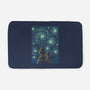 Starry Winter Night-None-Memory Foam-Bath Mat-erion_designs