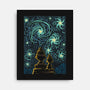 Starry Winter Night-None-Stretched-Canvas-erion_designs