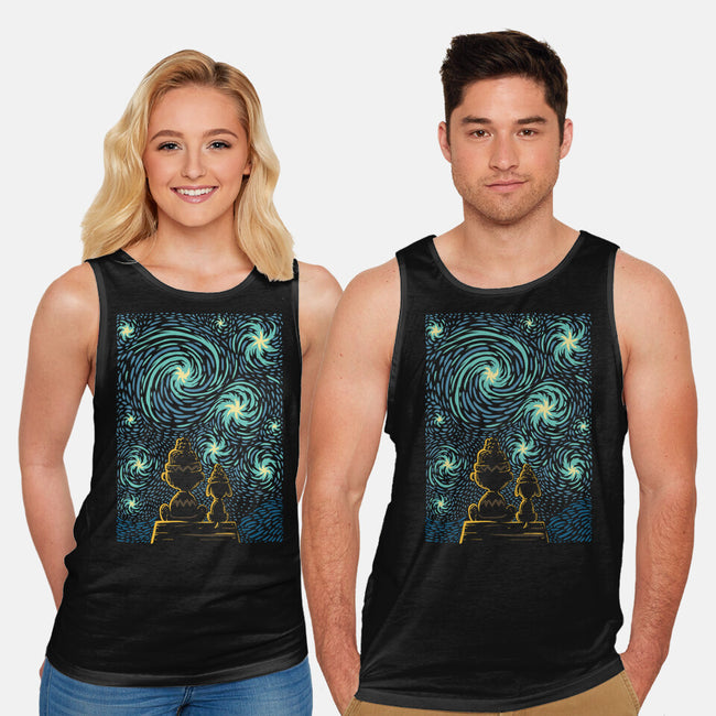 Starry Winter Night-Unisex-Basic-Tank-erion_designs