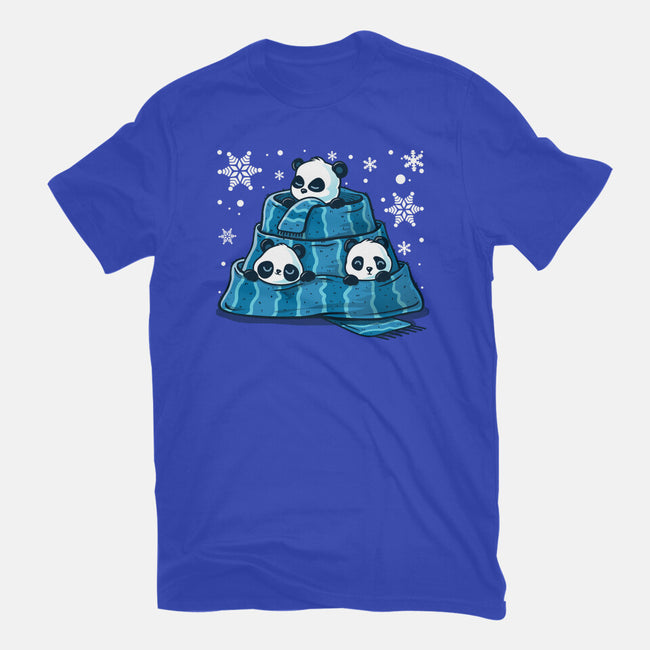 Winter Pandas-Mens-Heavyweight-Tee-erion_designs