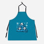 Winter Pandas-Unisex-Kitchen-Apron-erion_designs