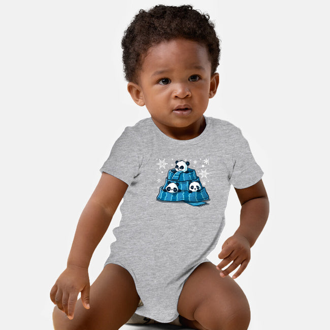 Winter Pandas-Baby-Basic-Onesie-erion_designs