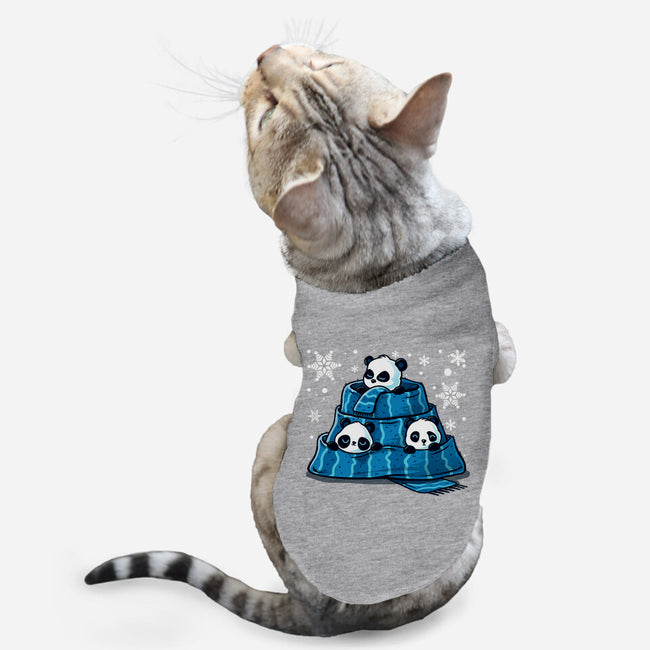 Winter Pandas-Cat-Basic-Pet Tank-erion_designs