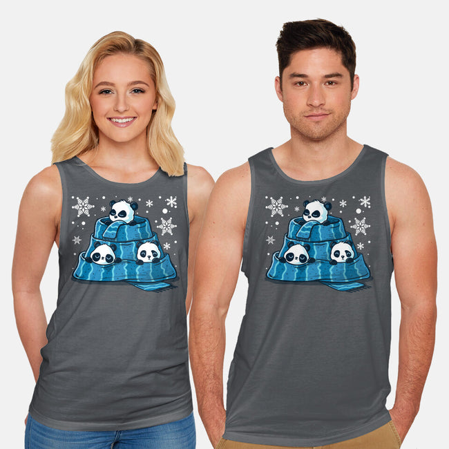 Winter Pandas-Unisex-Basic-Tank-erion_designs