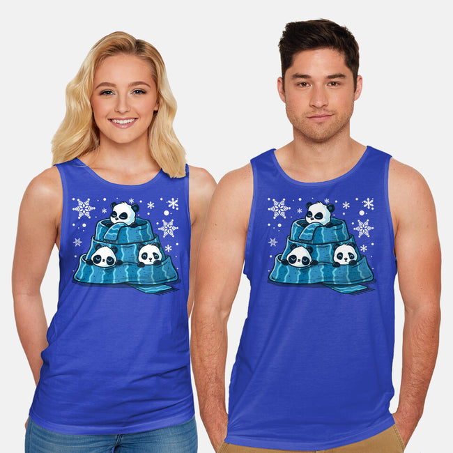 Winter Pandas-Unisex-Basic-Tank-erion_designs