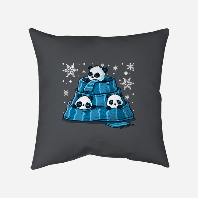 Winter Pandas-None-Removable Cover w Insert-Throw Pillow-erion_designs