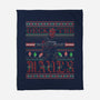 Deck The Mauls-None-Fleece-Blanket-Wheels