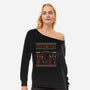 Deck The Mauls-Womens-Off Shoulder-Sweatshirt-Wheels