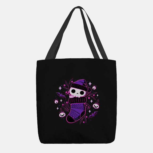 Creepy Cute Christmas Stocking-None-Basic Tote-Bag-xMorfina