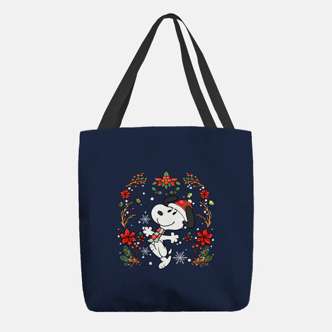 Christmas Snoopy-None-Basic Tote-Bag-JamesQJO