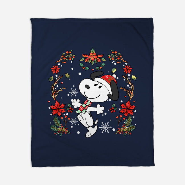 Christmas Snoopy-None-Fleece-Blanket-JamesQJO