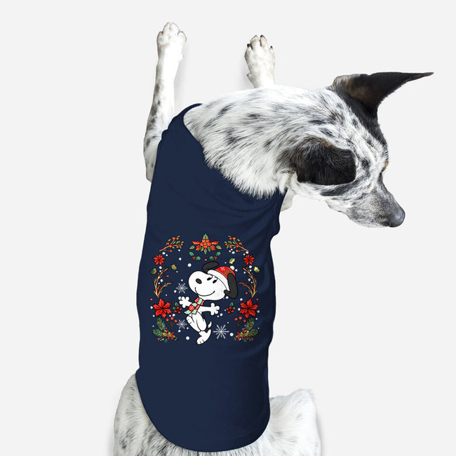 Christmas Snoopy-Dog-Basic-Pet Tank-JamesQJO