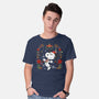 Christmas Snoopy-Mens-Basic-Tee-JamesQJO