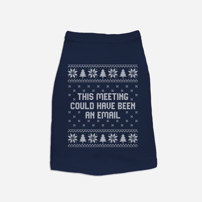 Antisocial Ugly Sweater-Cat-Basic-Pet Tank-retrodivision