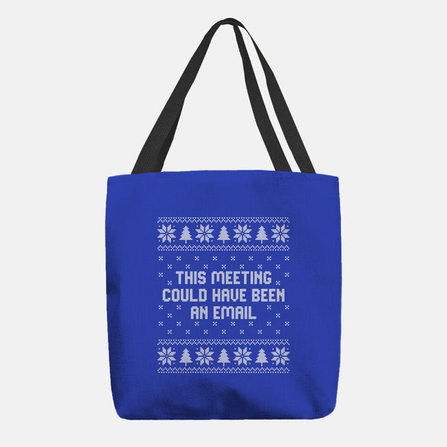 Antisocial Ugly Sweater-None-Basic Tote-Bag-retrodivision