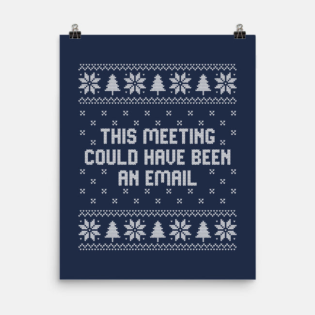 Antisocial Ugly Sweater-None-Matte-Poster-retrodivision