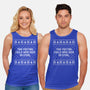 Antisocial Ugly Sweater-Unisex-Basic-Tank-retrodivision