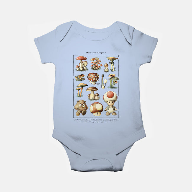 The Mushroom Kingdom-Baby-Basic-Onesie-BlancaVidal